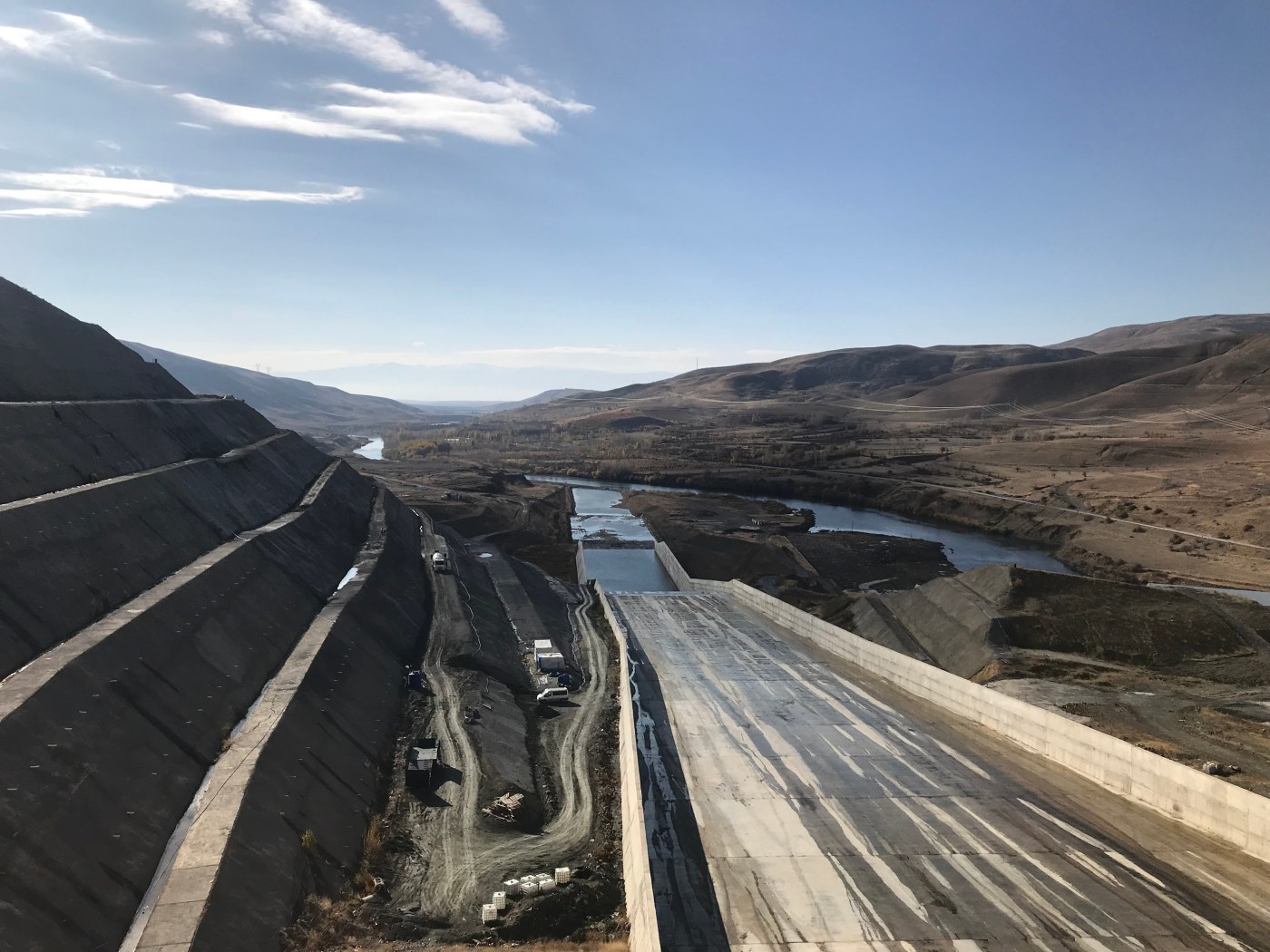 Dam spillway in Turkey