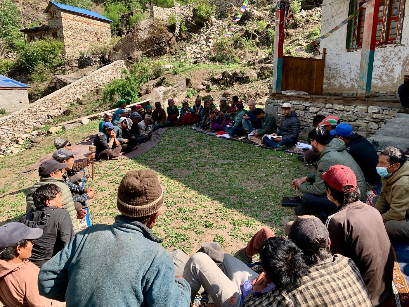 Community consultation meeting in Nepal
